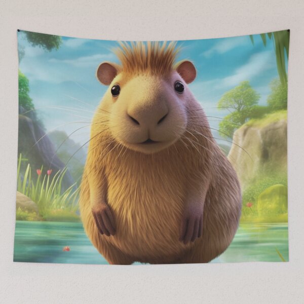 Item preview, Capybara Capybara digital art designed and sold by DigitalPixelize.