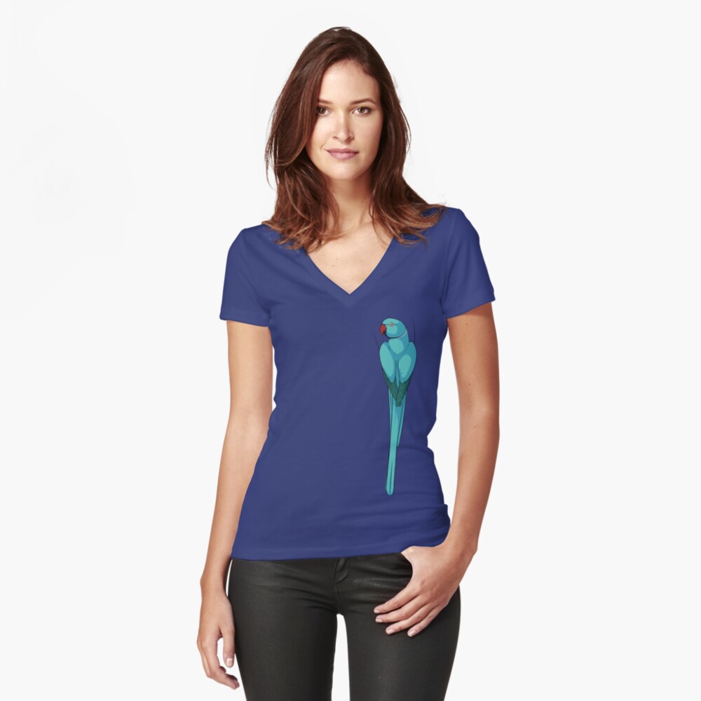 Item preview, Fitted V-Neck T-Shirt designed and sold by KeesKiwi.