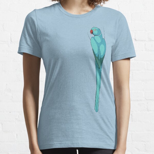Blue Indian Ringneck Parakeet Essential T-Shirt