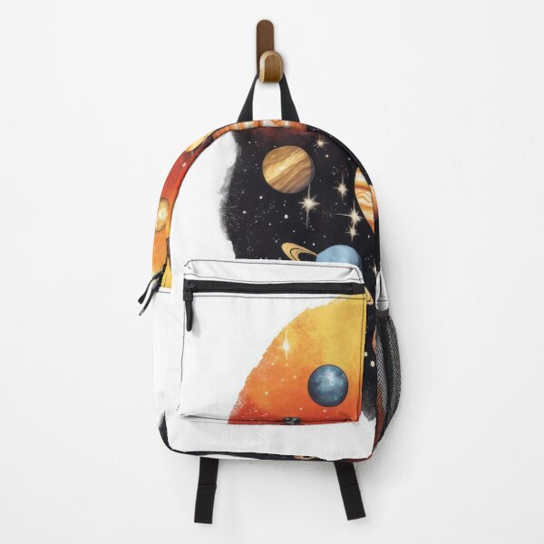 Item preview, Watercolor Solar System Circle: Light Yellow & Dark Orange designed and sold by CosmicScare10.