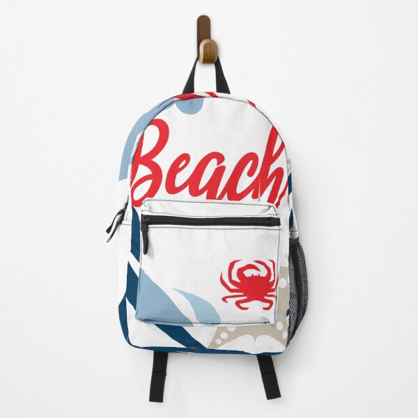 Item preview, Beach Love graphic, with crab, wave and starfish designed and sold by ArtDoor54.