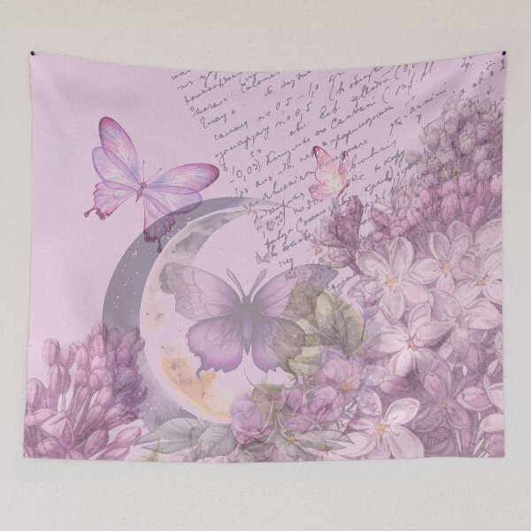 Item preview, Lilac Flowers with Butterflies designed and sold by Bright76.