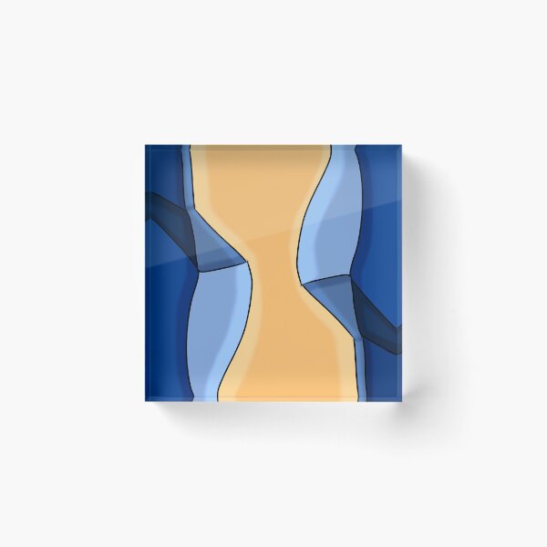 Artikelvorschau, Abstraktes Blau Orange entworfen und verkauft von Art4forever.