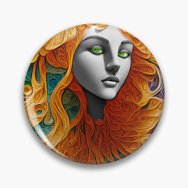Item preview, Vibrant Woman - Colorful Digital Design designed and sold by well3eyond.