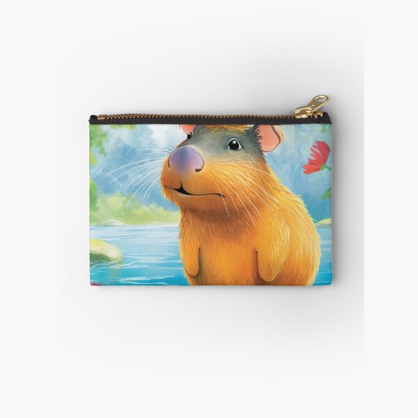 Item preview,  Capybara landscape beautiful digital art designed and sold by DigitalPixelize.