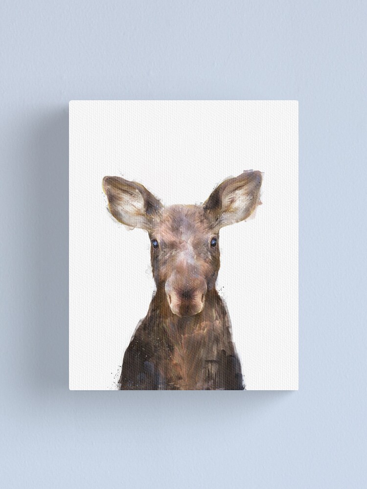 Alternate view of Little Moose Canvas Print