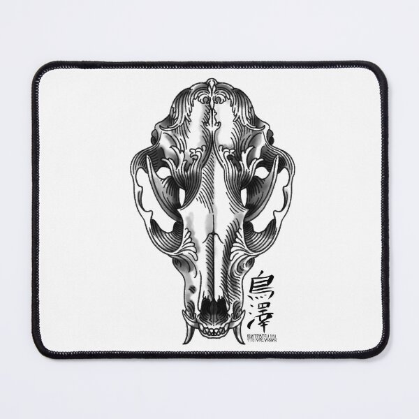 Item preview, ornamental raccoon skull designed and sold by Meg Torisawa.