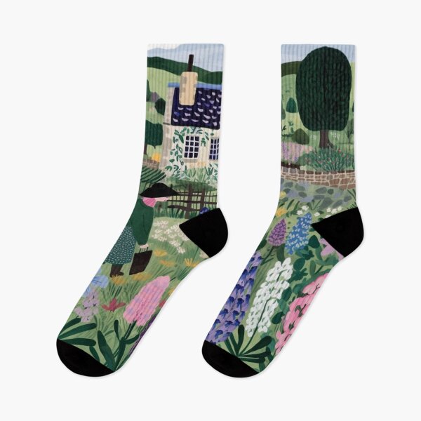 Item preview, Pottering in the cottage garden designed and sold by RoseAesthetic.