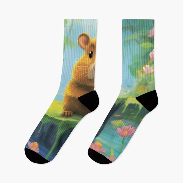 Item preview,  Capybara green landscape digital art designed and sold by DigitalPixelize.