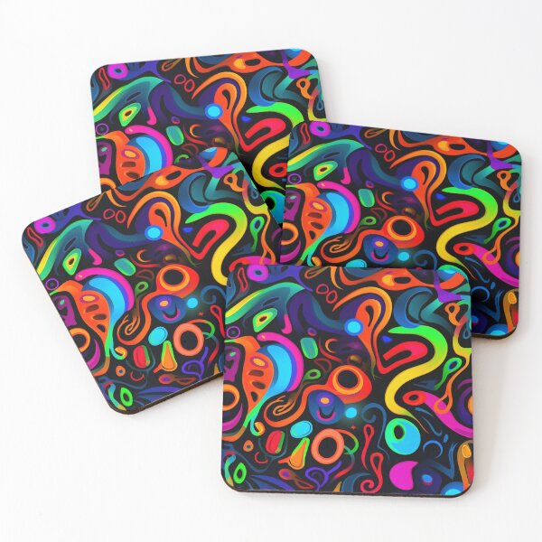 Item preview, Awaken your Senses. Abstract art, in neon. designed and sold by SBD-Shop.