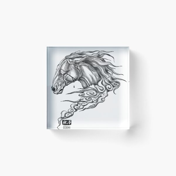Item preview, Stormhorse tattoo designed and sold by Meg Torisawa.