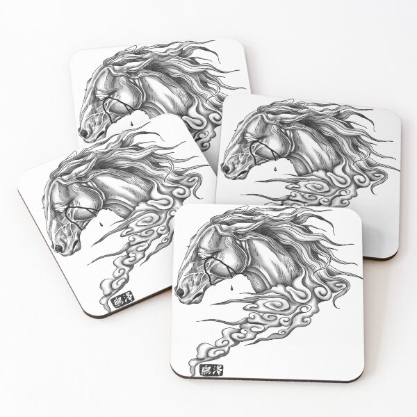 Item preview, Stormhorse tattoo designed and sold by Meg Torisawa.