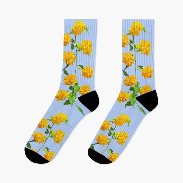 Item preview, Kerria Japonica on Blue designed and sold by Shapes-Mania.