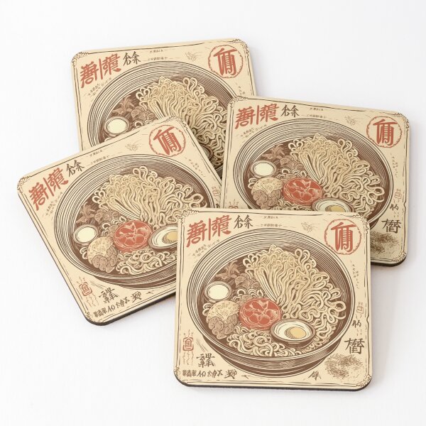 Item preview, Minimalist Japanese Vintage Ramen Menu designed and sold by madebykyra.