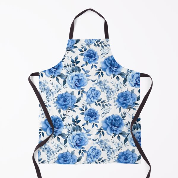 Item preview, Blue Peony Watercolor Pattern designed and sold by ViidoriImagine.