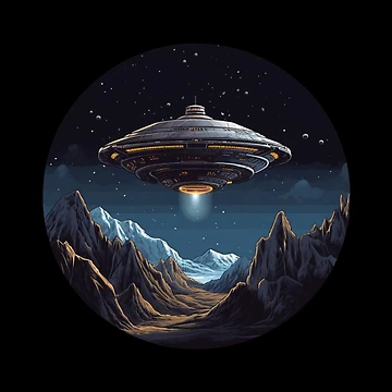Artwork thumbnail, UFO by RTFaulkner