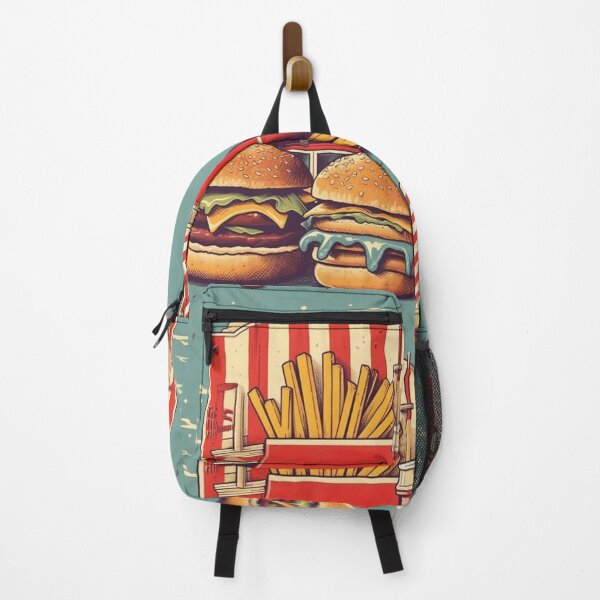 Item preview, Retro Bites: Hamburgers, French Fries, and Drinks by the Vending Machine - Vintage Imagery designed and sold by Bee Happy Creative™.