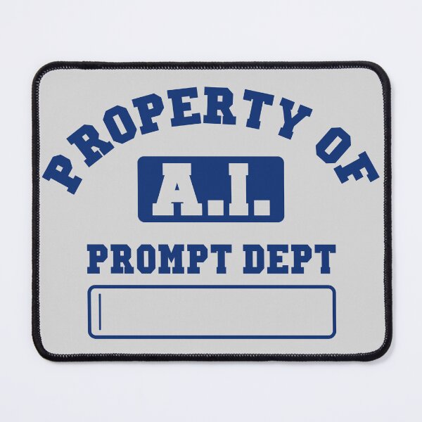 Item preview, Property of A.I. Prompt Dept (Navy) designed and sold by Promptified.