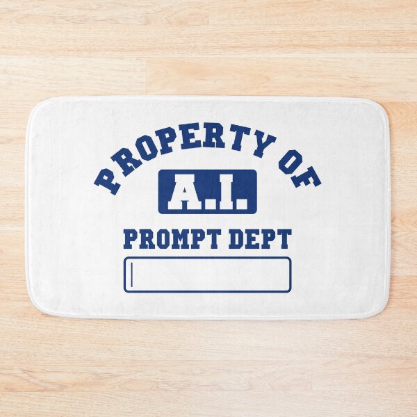 Item preview, Property of A.I. Prompt Dept (Navy) designed and sold by Promptified.