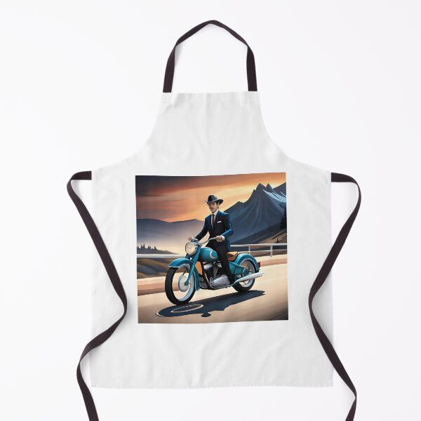 Item preview, secret agent riding a motorbike designed and sold by nivaratenzzia.