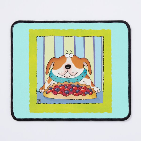 Item preview, cute dog finds cherry pie designed and sold by jukico.