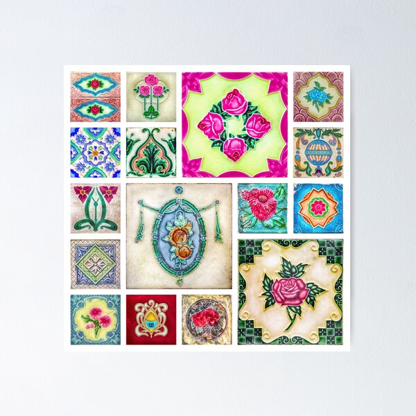 アート・デザイン・音楽 Peranakan Tiles SINGAPORE flat,750x,075,f-pad,750x1000,