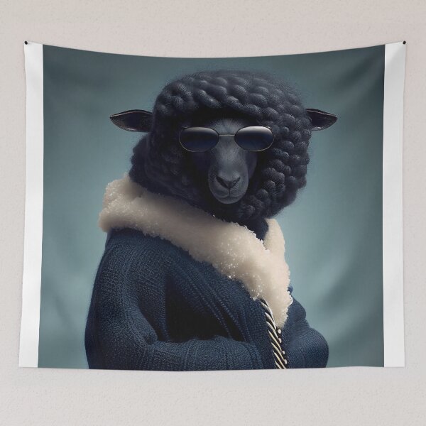 Aperçu de l'œuvre Black sheep créée et vendue par miraclemeows.