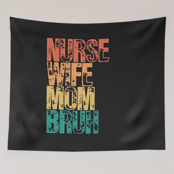 Item preview, nurse wife mom bruh designed and sold by Hasithasu.