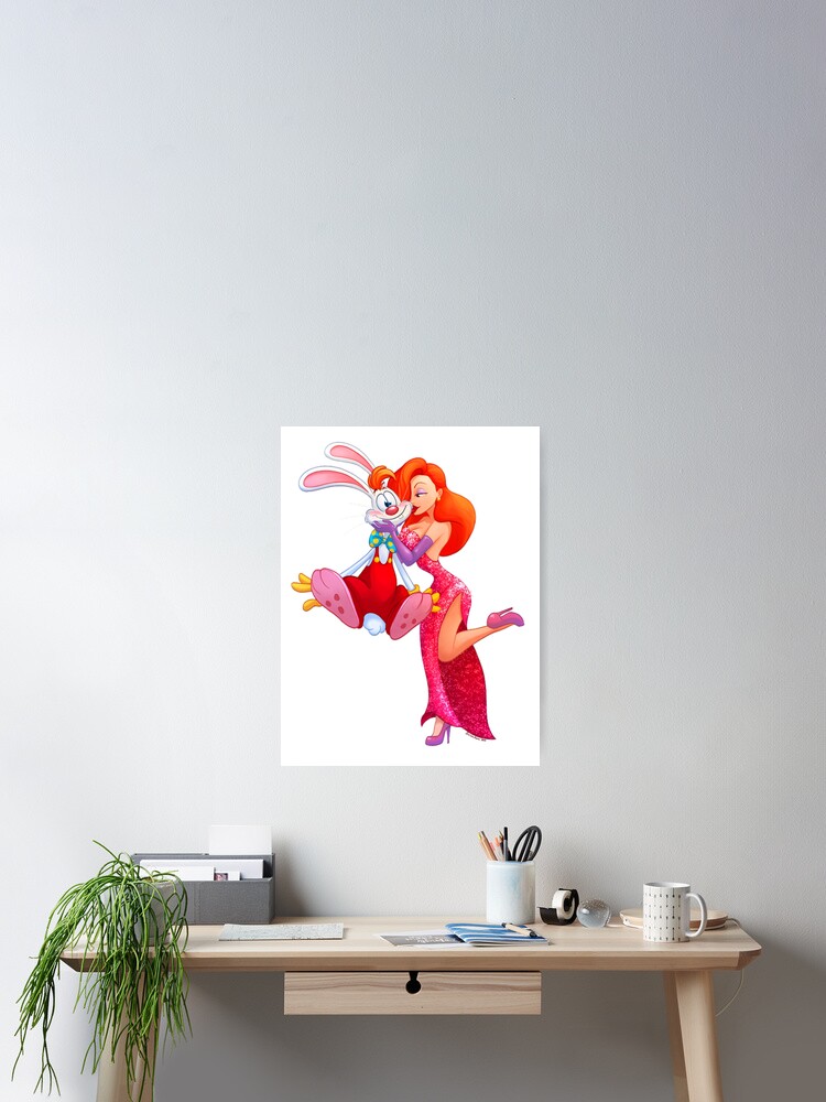 Jessica Rabbit Roger Rabbit Betty Boop Poster