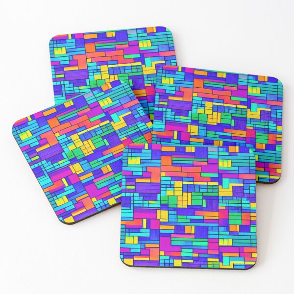 Item preview, Abstract Colorful Circuit Board designed and sold by calibrit.