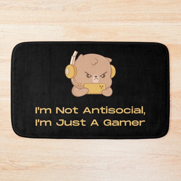 Item preview, I'm not antisocial, I'm just a gamer designed and sold by ttntt.
