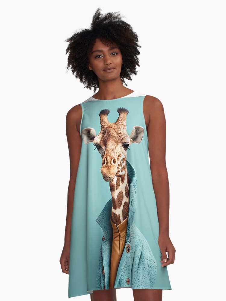 giraffe fashion A-Line Dress