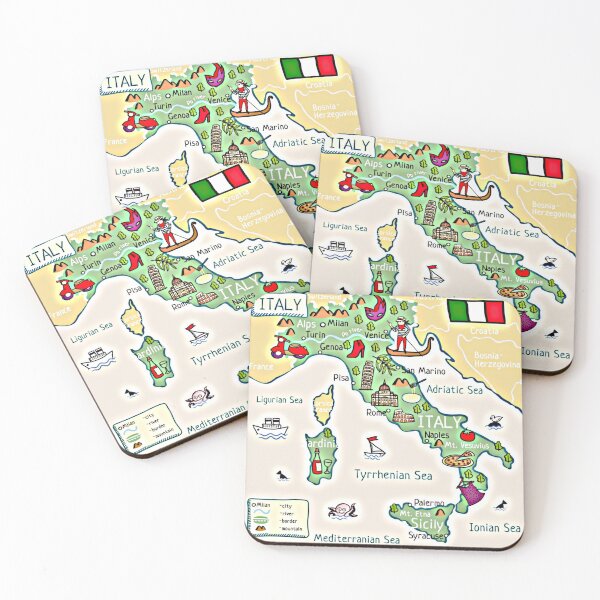 Item preview, traveling map of italiana designed and sold by OKeefeXL.