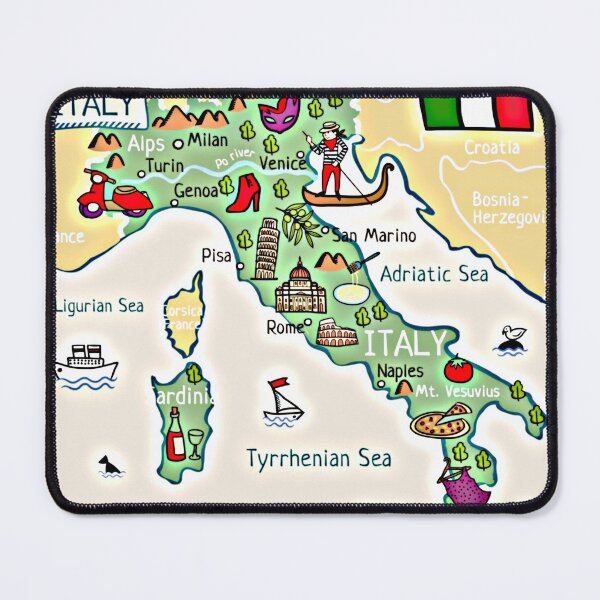 Item preview, traveling map of italiana designed and sold by OKeefeXL.
