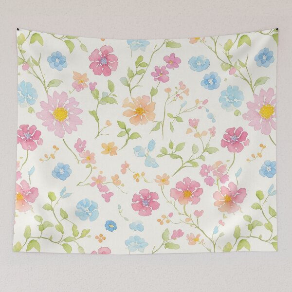 Item preview, Exquisite blooms dance on canvas, a symphony of vibrant beauty pattern. designed and sold by mefirefire.