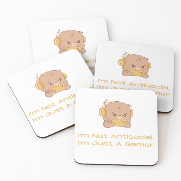 Item preview, I'm not antisocial, I'm just a gamer designed and sold by ttntt.