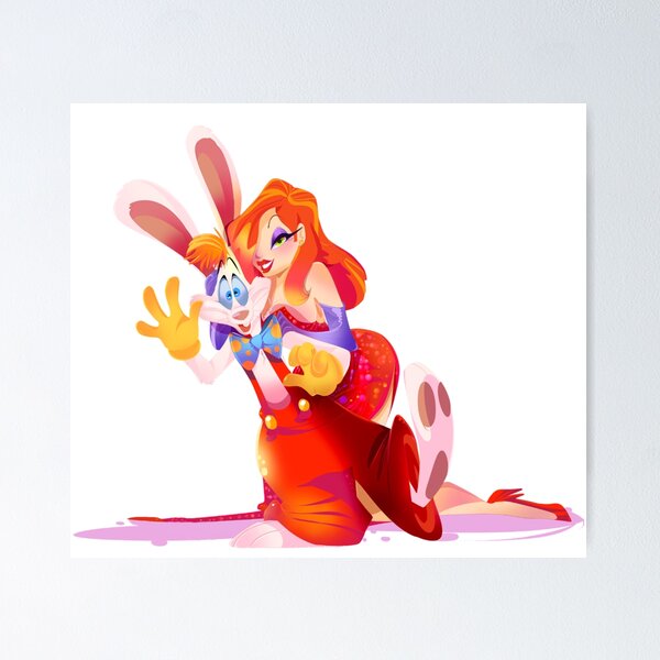 Jessica Rabbit Roger Rabbit Betty Boop Poster