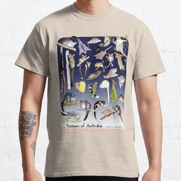 Possums of Australia night sky Classic T-Shirt