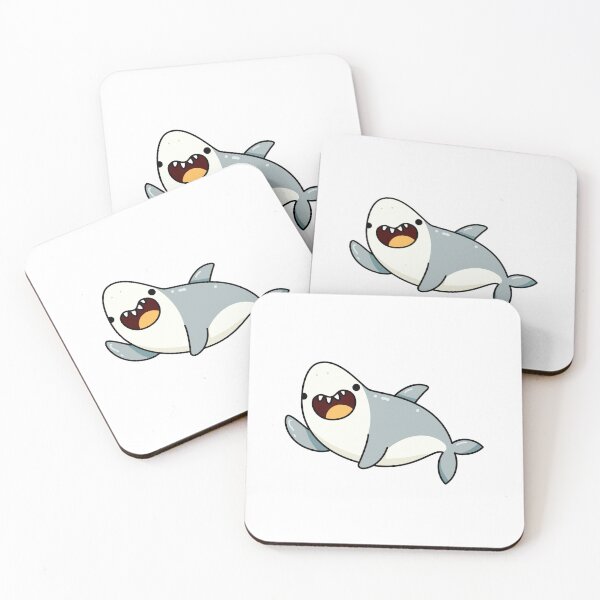 Item preview, Kawaii Great White Shark designed and sold by kawaiilife.