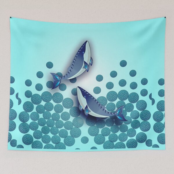 Item preview, HUMPBACK WHALE 147 3D SPHERE OCEAN. designed and sold by sana90.