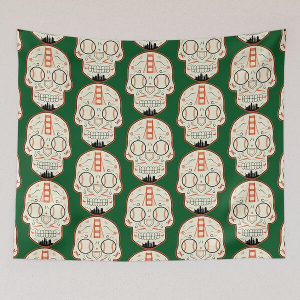 Item preview, San Francisco Baseball Sugar Skull (1) designed and sold by caingotluoc.