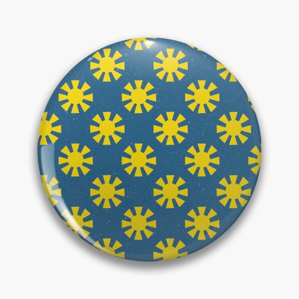 Item preview, Bright yellow sun on a sunny day on navy blue designed and sold by PrettywithColor.