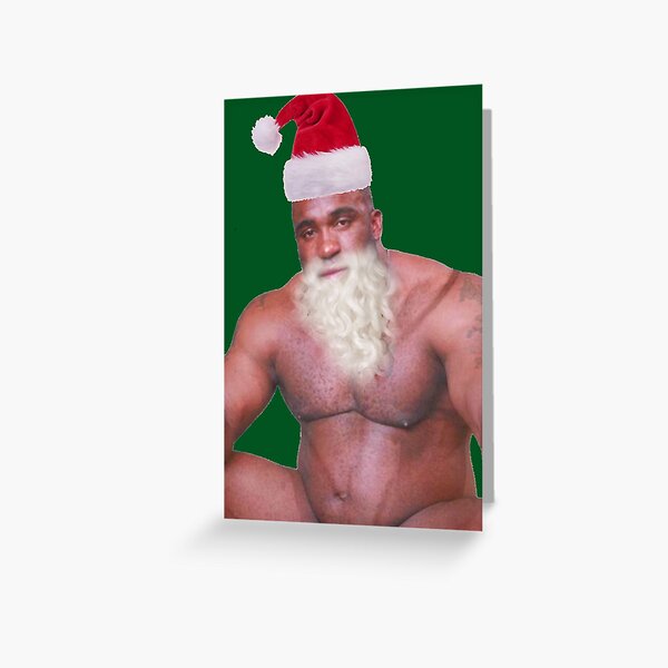 Naked Santa Claus Ice Skating Nude Ugly Christmas Sweater Gift