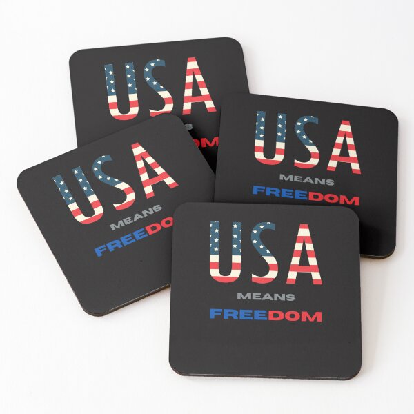 Item preview, USA Means Freedom designed and sold by AmritBiswas.