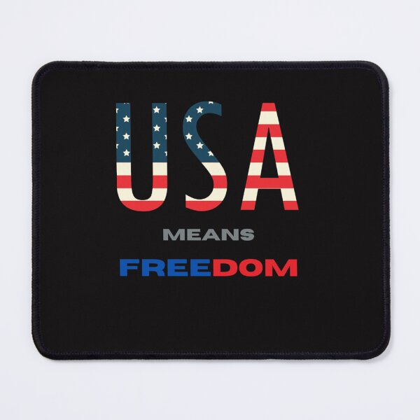 Item preview, USA Means Freedom designed and sold by AmritBiswas.