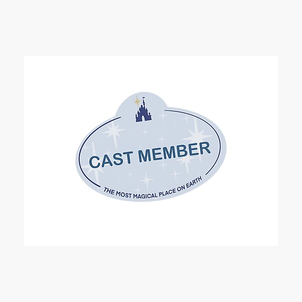 Item preview, Cast Member Nametag designed and sold by gabriellagatsby.