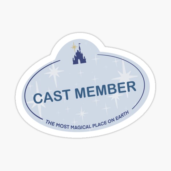 Item preview, Cast Member Nametag designed and sold by gabriellagatsby.