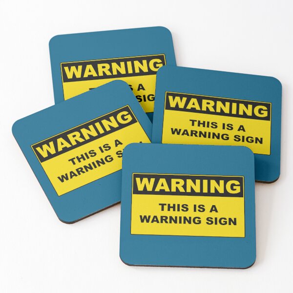 Item preview, Warning This is a Warning Sign  designed and sold by Arieooher.