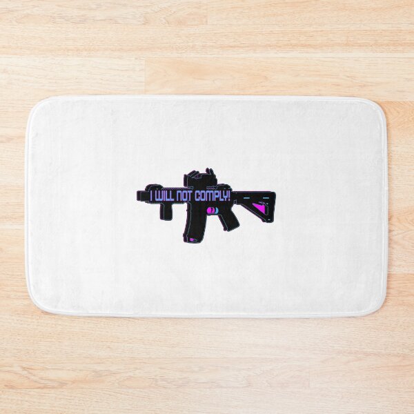Item preview, 3D Retro 3 Dimension - I Will Not Comply! - M4 AR15 AR 15 AR-15 Rifle - Patriot Protester OG Origina designed and sold by Isabellaclarkcr.