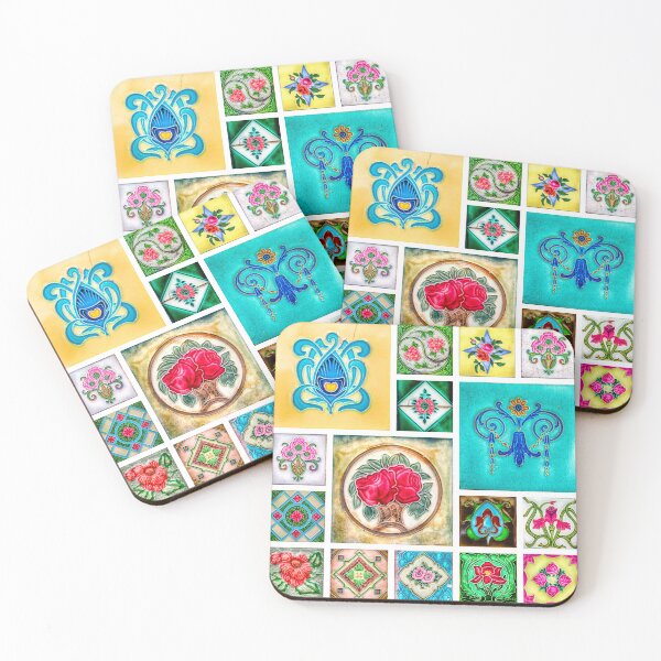 Item preview, Singapore, Peranakan Tiles, composite 2 designed and sold by John Seaton Callahan.